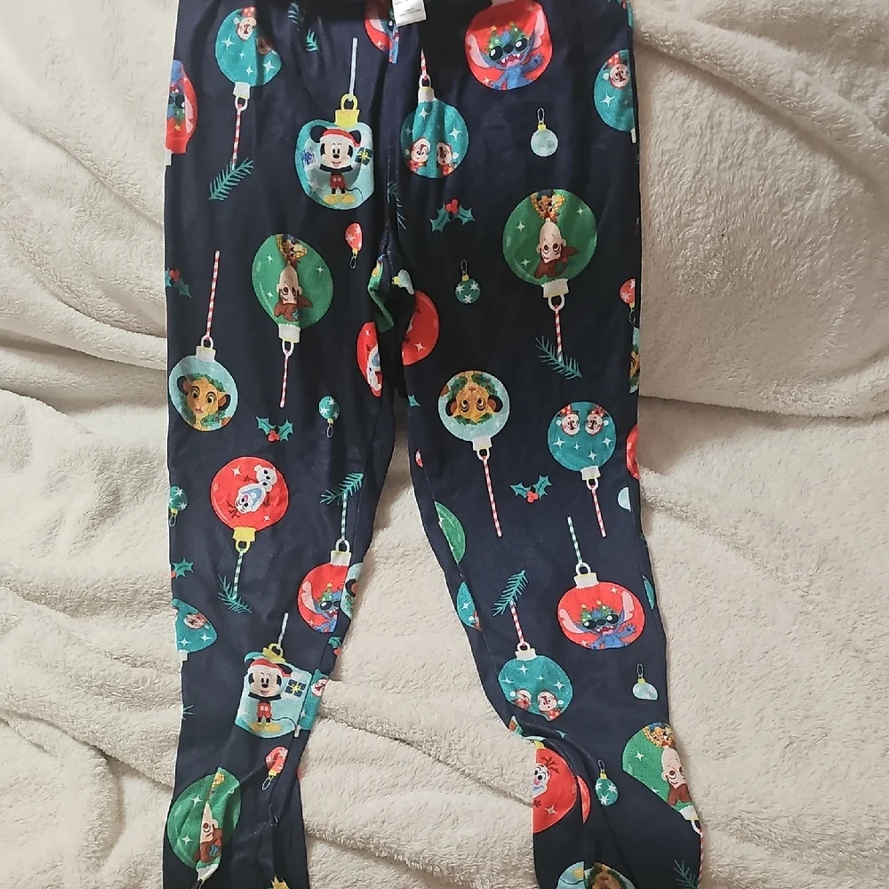 Navy Holiday Character Pajama Bottoms. Sz‎ Small